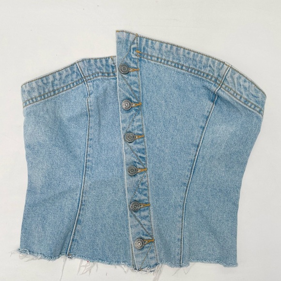 GRLFRND Alina Denim Corset Size Medium. Pre-loved, like new. - Picture 8 of 9
